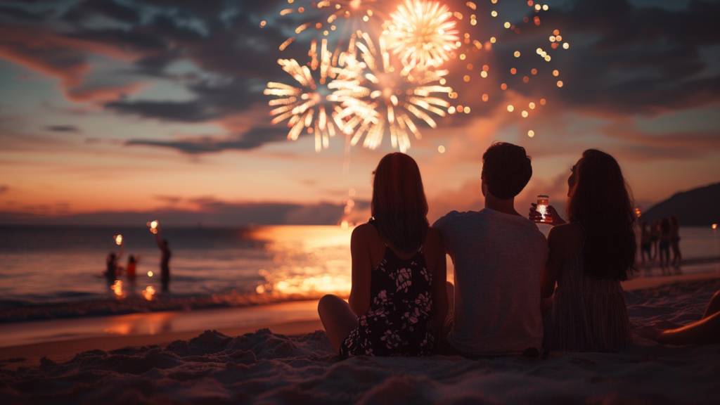 Alghero's Mid-August Fireworks Display